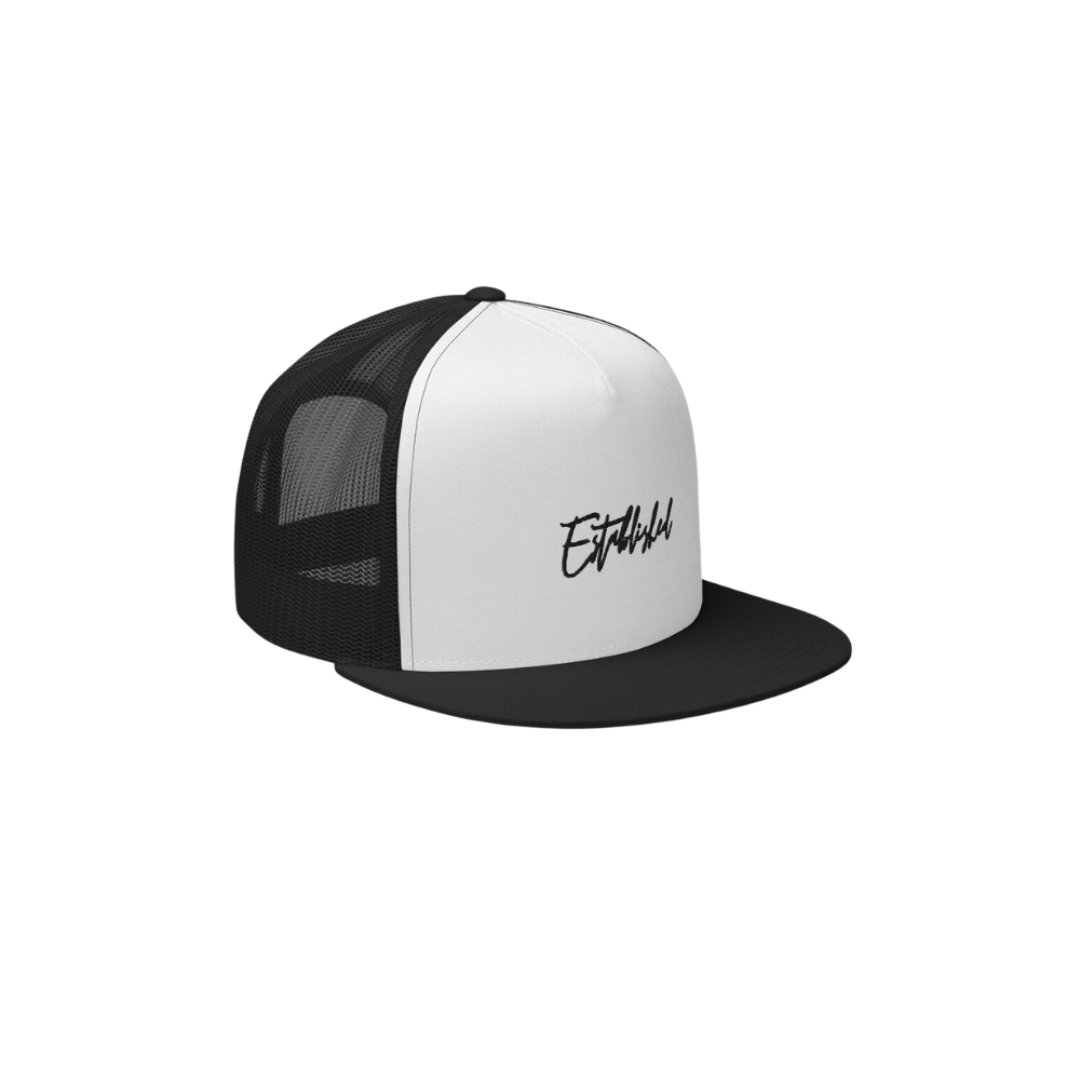 Established Trucker Hat (Angle View)